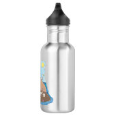 Bouteille D'eau Illustration drôle de morse joyeux (Droite)
