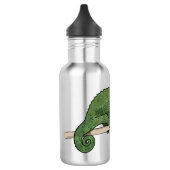 Bouteille D'eau Illustration du caméléon de Jackson (Gauche)