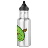 Bouteille D'eau Illustration du caméléon de la parson (Droite)