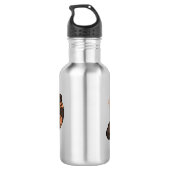 Bouteille D'eau Illustration du monstre Gila (Dos)