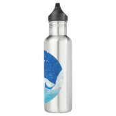 Bouteille D'eau Illustration du renard arctique blanc (Vulpes lago (Droite)