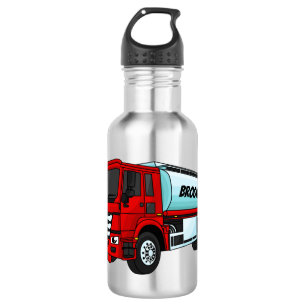 Bouteille D'eau Illustration du transport de carburant par camion-