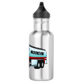 Bouteille D'eau Illustration du transport de carburant par camion- (Droite)