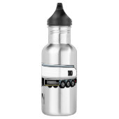 Bouteille D'eau Illustration du transport de carburant par camion- (Droite)