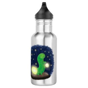 Bouteille D'eau Illustration du ver vert mou