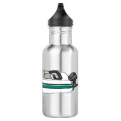 Bouteille D'eau Illustration d'un bateau à moteur (Droite)