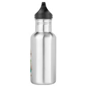 Bouteille D'eau Illustration d'une anteure de pangolin mignonne (Droite)