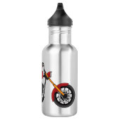 Bouteille D'eau Illustration motocyclette de style hélicoïdal (Droite)