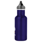 Bouteille D'eau Illustration personnalisée du canard blanc (Droite)