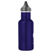 Bouteille D'eau Illustration personnalisée du canard blanc (Gauche)