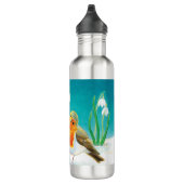 Bouteille D'eau Illustration Red Robin Bird (Droite)