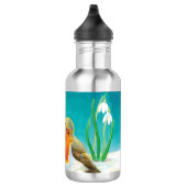 Bouteille D'eau Illustration Red Robin Bird (Droite)