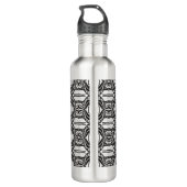 Bouteille D'eau Illustration tribale inspirée de style (Dos)