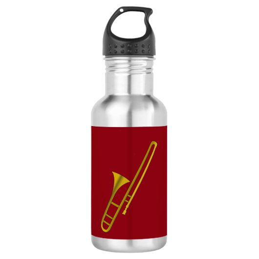 Bouteille D'eau Illustration Trombone (Devant)