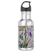 Bouteille D'eau Illustration Vintage d'Iris (Devant)