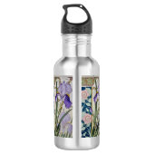Bouteille D'eau Illustration vintage Iris (Dos)