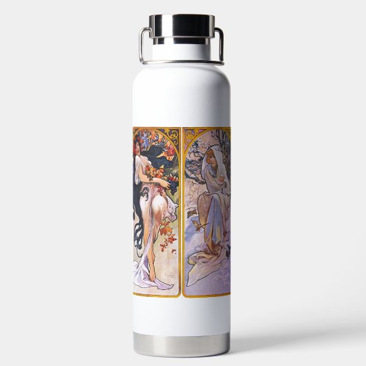 Bouteille D'eau Illustrations Alphonso Mucha. Art Nouveau (Plage)