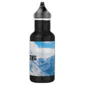 Bouteille d'eau Image Ciel Bleu Nom Texte Céleste (Droite)