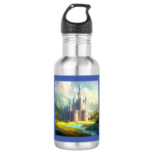 Bouteille D'eau Imaginaire Château Joyeux Paysage 3