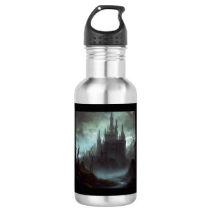 Bouteille D'eau Imaginaire Château Paysage effrayant 3