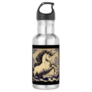 Bouteille D'eau Imaginaire Unicorne - Bois coupé 1