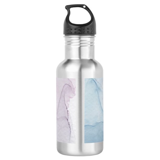 Bouteille D'eau Impression Abstraite avec nom (Dos)