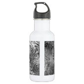 Bouteille D'eau Impression moulée en aluminium blanc (Dos)