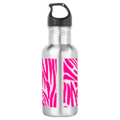 Bouteille D'eau Impression zèbre rose (Dos)