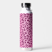 Bouteille D'eau Imprimé léopard rose élégant (Gauche)