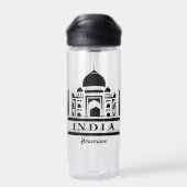 Bouteille D'eau INDIA nom personnalisé (Arrière)