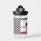 Bouteille D'eau Indicateur À damiers équipage de conduite personna (Avant)