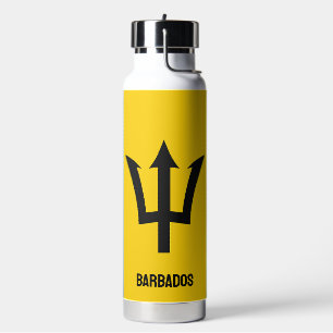 Bouteille D'eau Indicateur Monogramme Barbade personnalisé