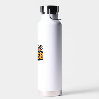 Bouteille D'eau Infirmière - Halloween - avec fantôme, sorcière et
