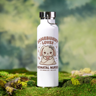 Bouteille D'eau Infirmière néonatale lapin mignon