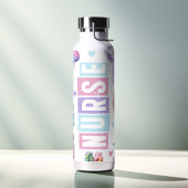 Bouteille D'eau Infirmière Pastel Aquarelle