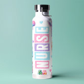 Bouteille D'eau Infirmière Pastel Aquarelle