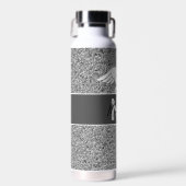 Bouteille D'eau Infirmière Praticien Graduation Argent Personnalis (Avant)