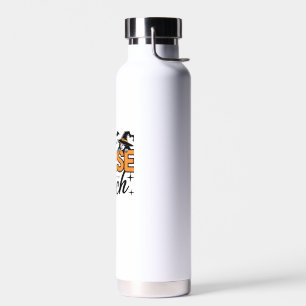 Bouteille D'eau Infirmière technicienne - Halloween - avec squelet