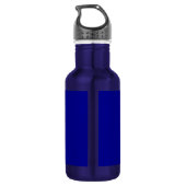 Bouteille D'eau Informations commerciales bleu (Dos)