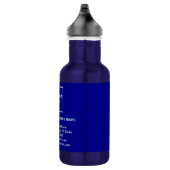 Bouteille D'eau Informations commerciales bleu (Droite)