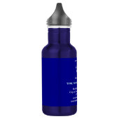 Bouteille D'eau Informations commerciales bleu (Gauche)