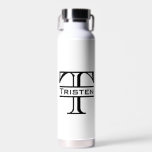Bouteille D'eau Initiales classiques Monogrammes<br><div class="desc">Cette conception peut être personnalisée dans la zone fournie en modifiant la photo et/ou le texte. Vous pouvez également le customiser en cliquant sur Personnaliser ce Modèle, puis en choisissant l'option cliquer pour customiser et supprimer ou modifier la couleur de l'arrière - plan, ajouter du texte, modifier la couleur ou...</div>