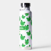 Bouteille D'eau Initiales Froggy Simple Moderne Fun (Plage)