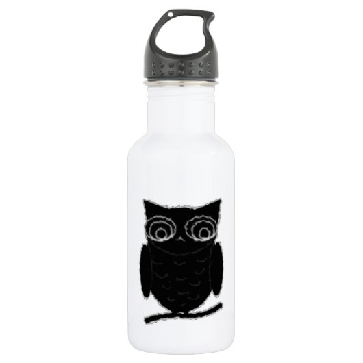 Bouteille D'eau Inkblot Owl (Devant)