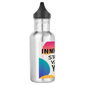 Bouteille d'eau Innovation Starts With You (Gauche)