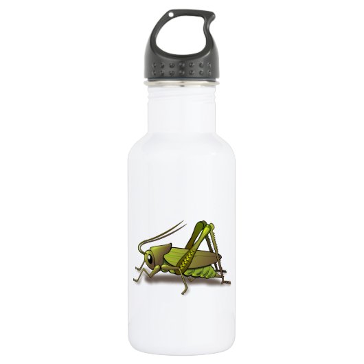 Bouteille D'eau Insecte vert de cricket (Devant)