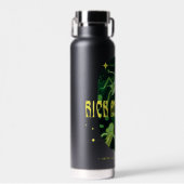 Bouteille D'eau Insigne de devis de décrochage de Rick et Morty (Avant)