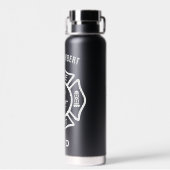 Bouteille D'eau Insigne de pompier du service d'incendie (Arrière)