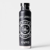 Bouteille D'eau Insigne de pompier du service d'incendie (Gauche)