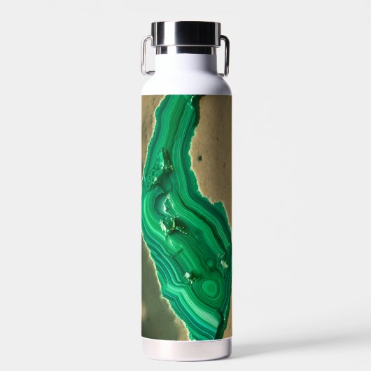 Bouteille D'eau Inspiration Malachite Crystal Green Stone Rock (Avant)